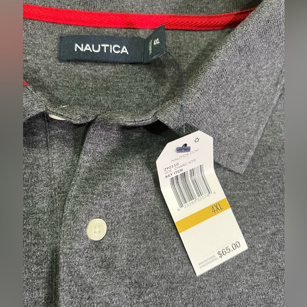Nautica Mens set of two polos new with tags size 4XL - Picture 3 of 6